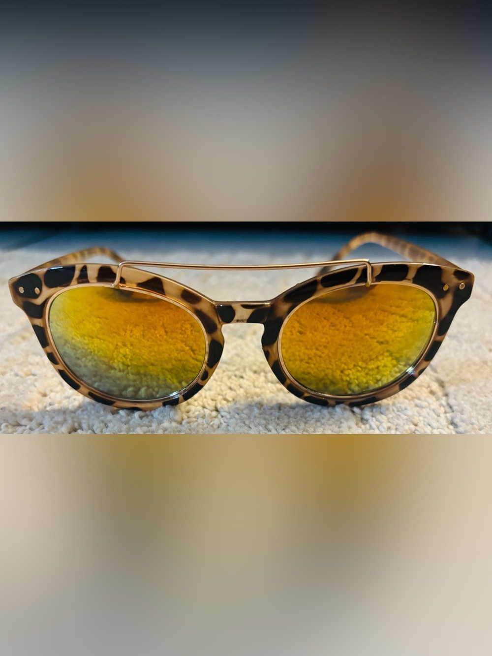 Steve Madden Leopard Print Sunglasses